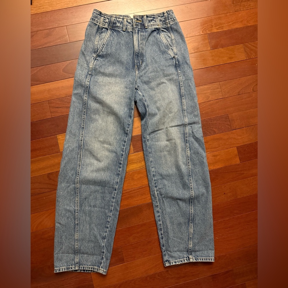 Apiece Apart Light Blue Straight Leg Jeans